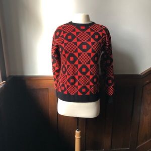 Vintage 80’s/ 90’s pattered chunky sweater